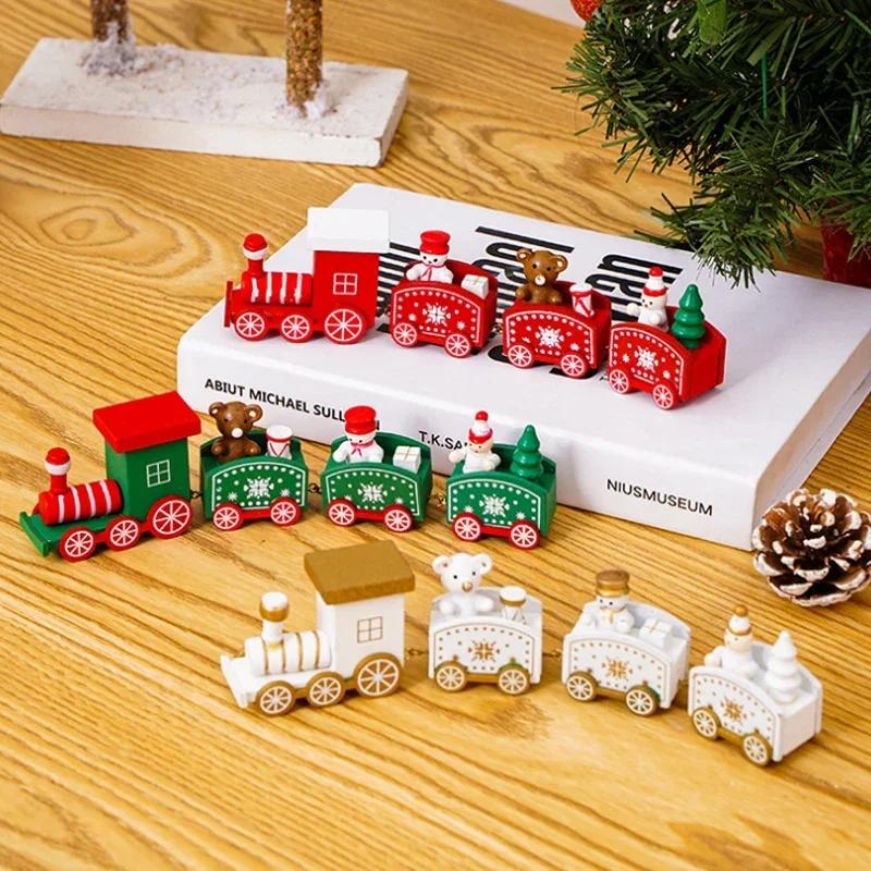 Plastic Train Christmas Ornament Merry Christmas Decoration For Home 2025 Xmas Gifts Noel Natal Navidad Happy New Year 2025