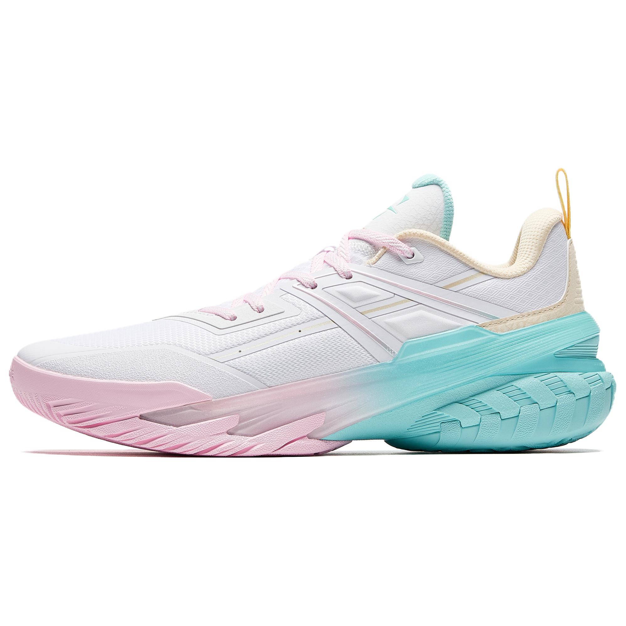 

New Anta Cushioning Slip Resistant Anti Rollover Low top Basketball Shoes Men s White 912541602Q-3 43