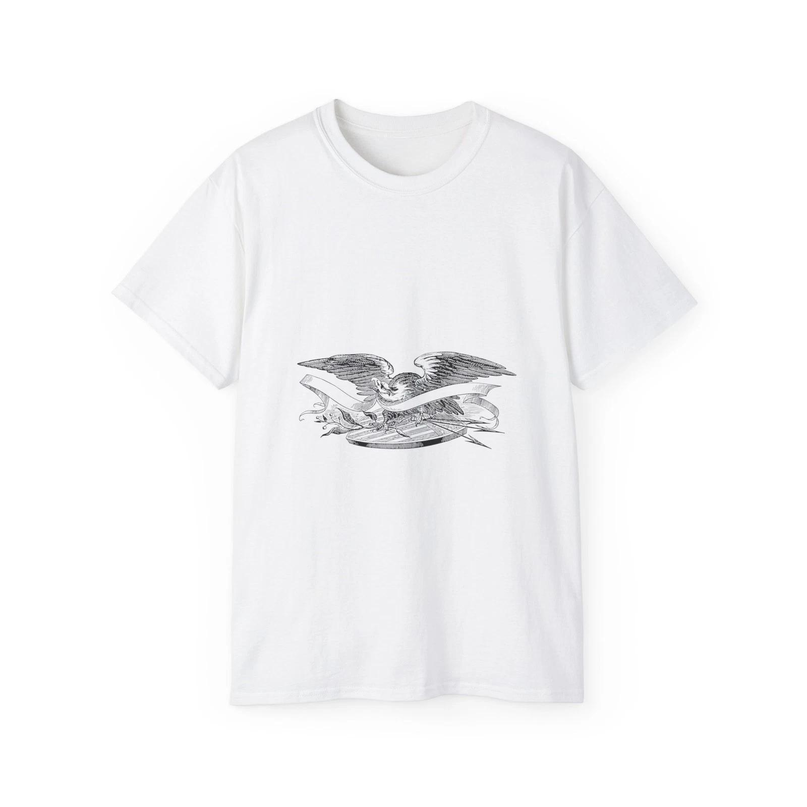 Bald Eagle Americana United States Usa | Custom Graphic T-Shirt L