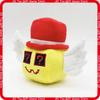 Roblox Steal A Brainrot Plush Toy Square Yellow Stuffed Doll With Red Top Hat White Wings Question Mark Face For Game Fans