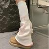 Sweet Cool Long Tube Socks Y2K Leg Warmers Fashion Knitted Wide Leg Hosiery