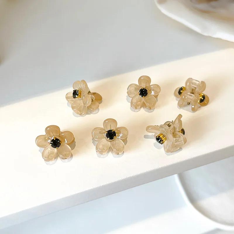 New 10pcs Mini Floral Hair Claw Kawaii Hair Clip Claw Clamp Braid Clips Headwear Girls Women Hair Accessories