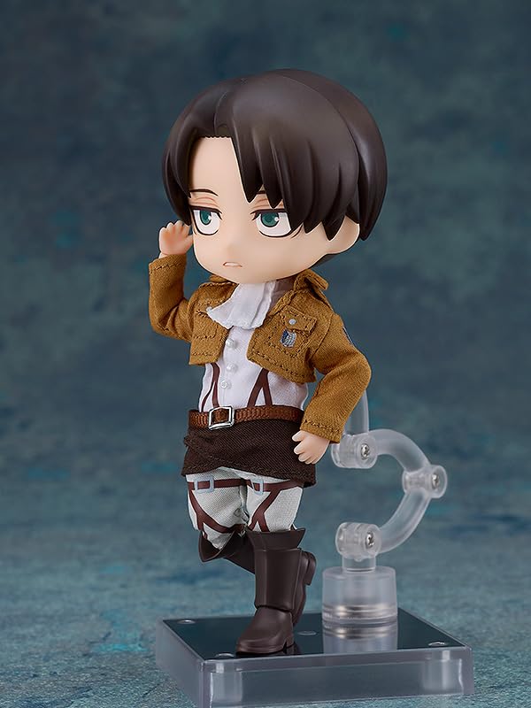 Good Smile Company Nendoroid Doll Attack on Titan Levi Cloth Magnet Plastic Painted Movable Figure Non-Scale & &