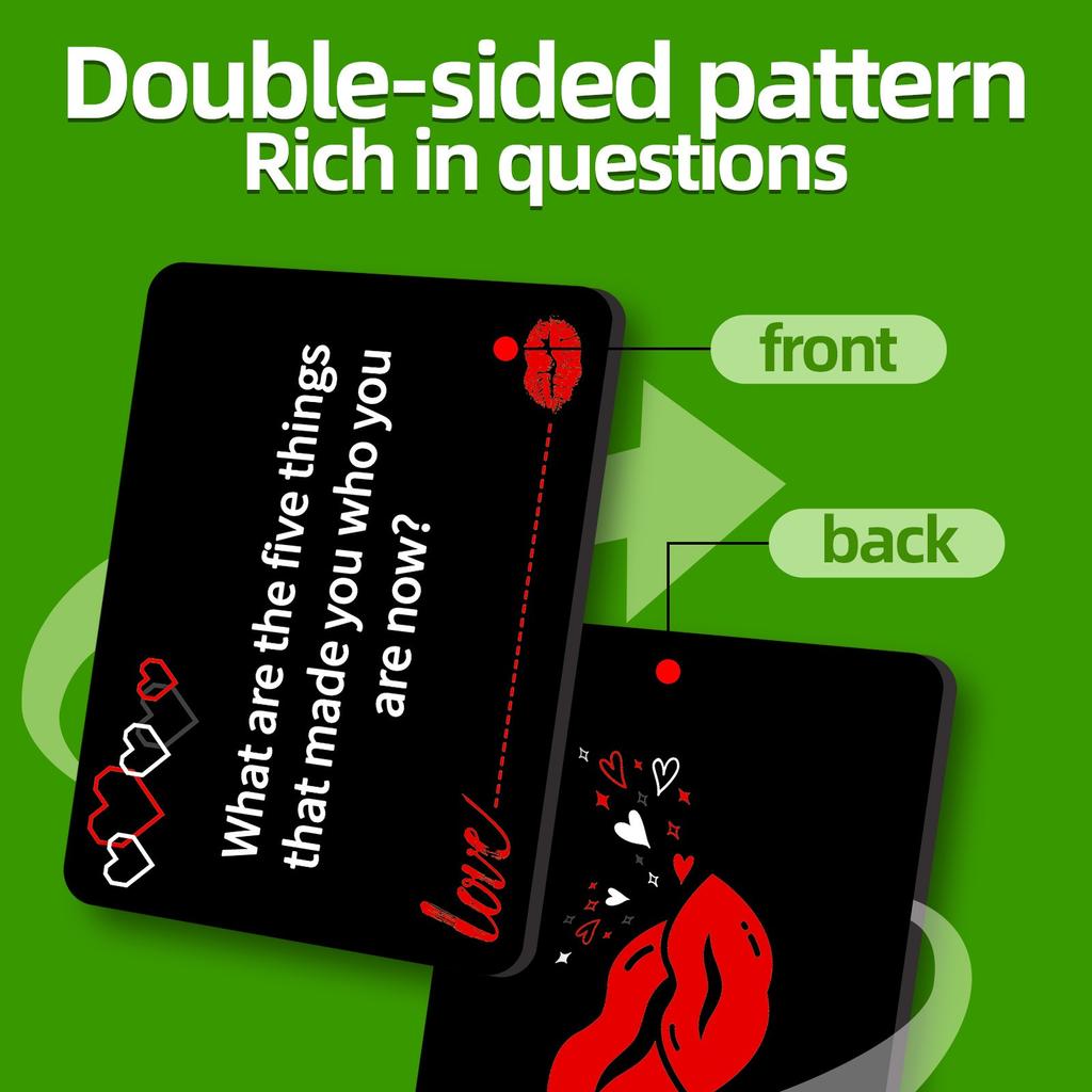 50 Paarkarten, kleine Paarkarten, englische Liebestauschgutscheine, Liebesbelohnungen für Paare, süße Paarkarten