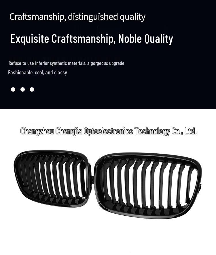 Gloss Black Single Line Kidney Grille for BMW 1 Series F20/F21 (2011-2014)