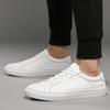 Italian Genuine Leather Men's Shoes 2024 Designer White Shoes Comfy Walking Shoes Lace-up Business Outdoor Zapatos Para Hombre