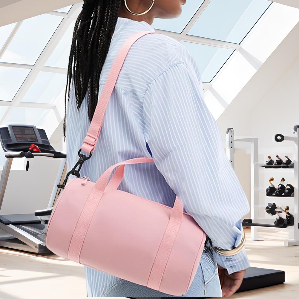 Mini Gym Bag Large Ballerina Bag Solid Color Small Duffle Bag Lightweight for Fitness Workout Travel Dance Ballet Swim