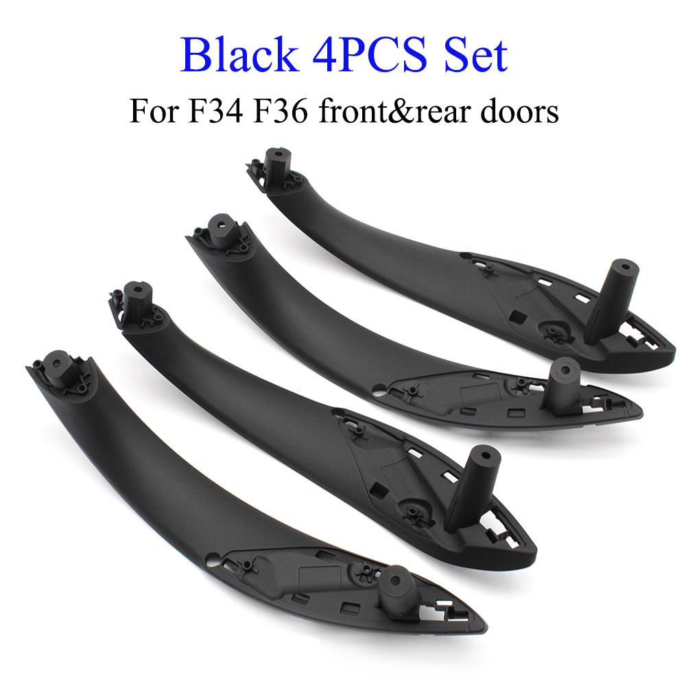 4PCS/2PCS Interior Left Right Door Handle Cover Panel Set For BMW 3 4 Series F30 F31 F32 F33 F34 F35 F36 2013-2018
