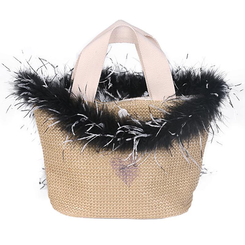 2 Yards Straußenhaar Oberstreifen Farbige Federstreifen Performance Tanzkleidung DIY Dekorative Materialien Bekleidungszubehör