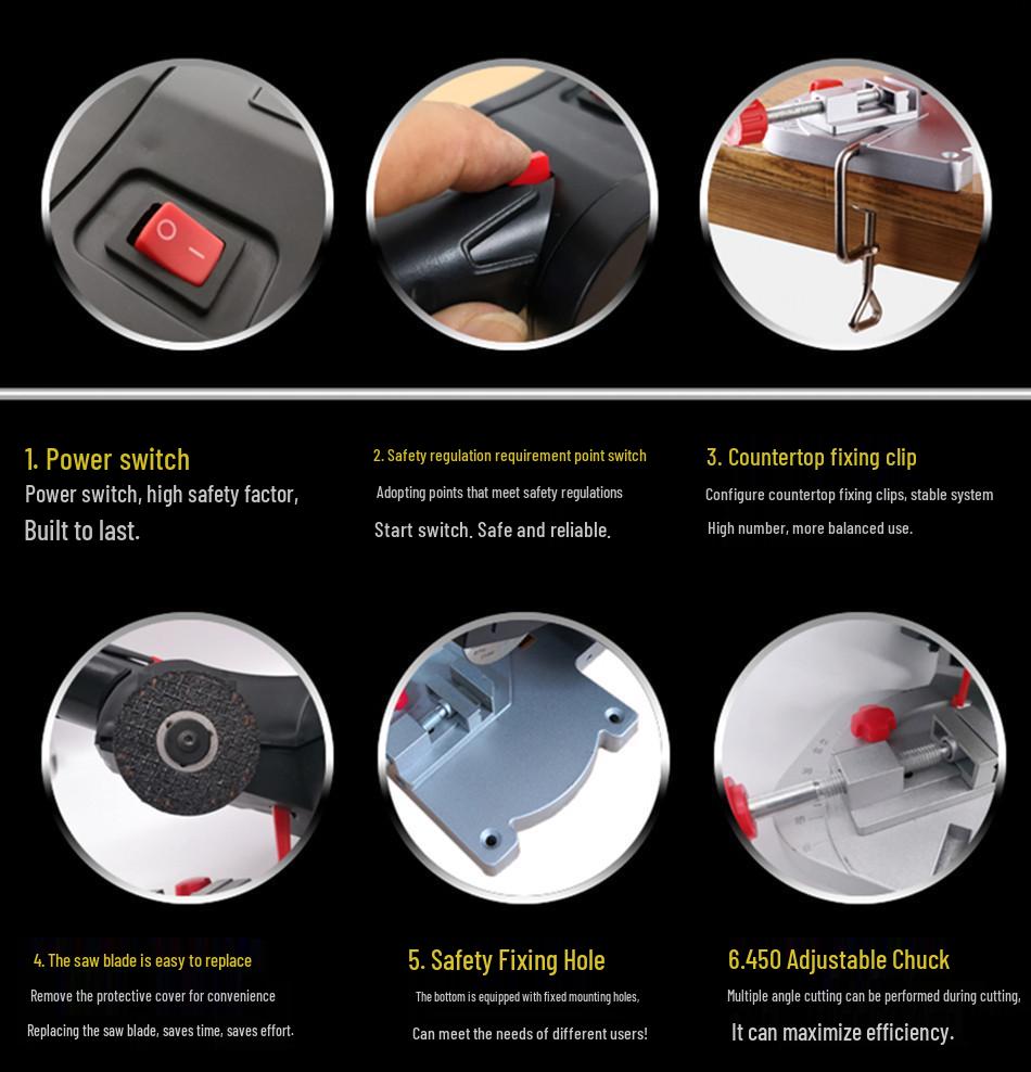 2-inch Wood & Metal Cutting Desktop Machine