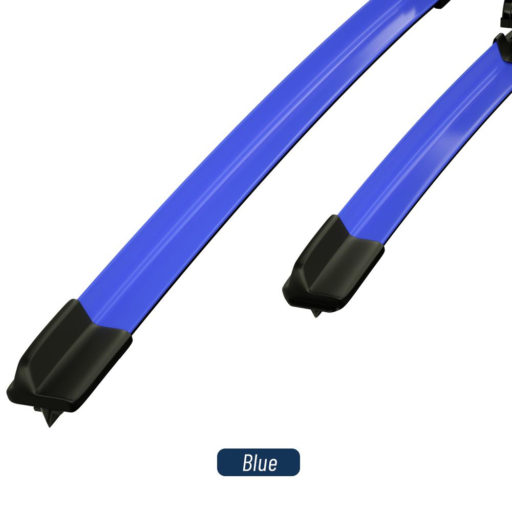 

For Jeep Wrangler TJ JK JL 1996-2023 2017 2018 2019 2020 2021 2022 2023 2pcs Front Windshield Windscreen Wiper Blades Red Blue Jeep&TJ (1996-2007) синий