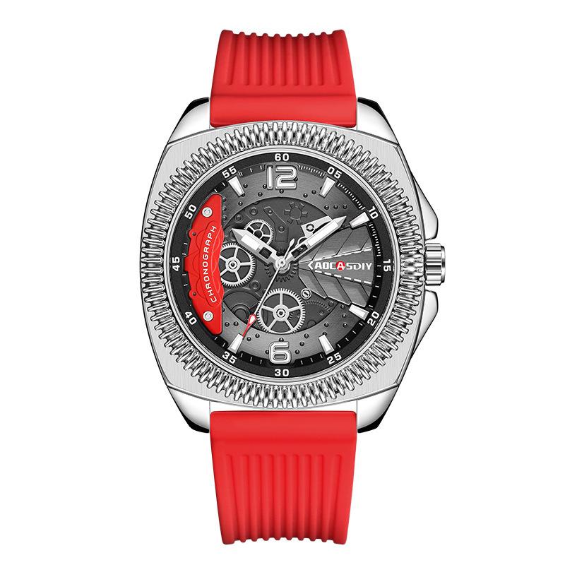 

Aocasdiy Original Quality Assurance Fashion Colorful Dopamine Series Men S Watch Really Waterproof Luminous красный