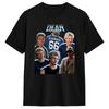 T-shirt in Cotone Garrett Graham 44 Fuori dal Campus per Uomo Estate Y2K Divertenti Magliette Novità Top Stampa Oversize