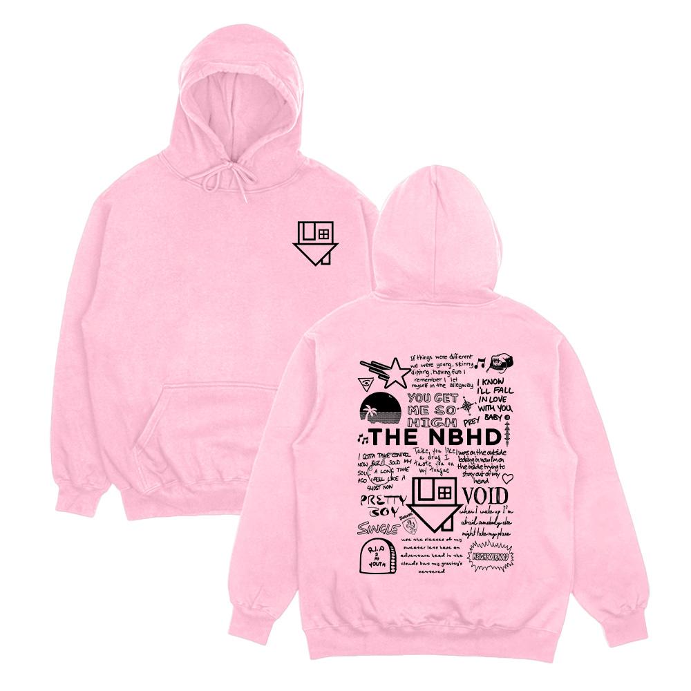 

Худи The Neighbourhood NBHD Band Уличная одежда Унисекс Хип-хоп Графический Мужской Свитшот с длинным рукавом Зимний Уличный Топ Пуловер S