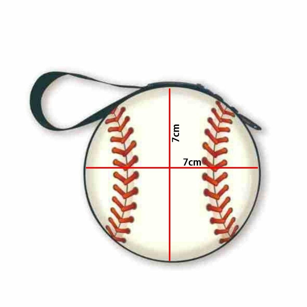 Fashion Ball Pattern Coin Purse Portable Simple Zipper Storage Box Mini Small Wallet Children's Gift