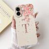 Custodia per Apple iPhone 16 Plus Custodia con Lettere Carine per Coppia per iPhone16 Pro Custodia Morbida in TPU per Telefono per iPhone 16 Pro Max iPhone 16+ Bumper