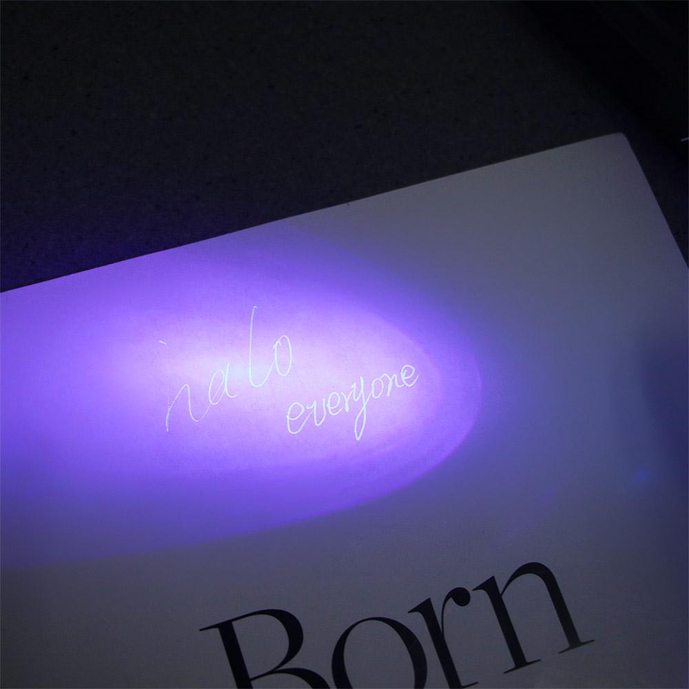 Stationery Plastic Material Writing Ballpoint Pens Magic Secret Pen Invisible Ink Pen UV Light Pen