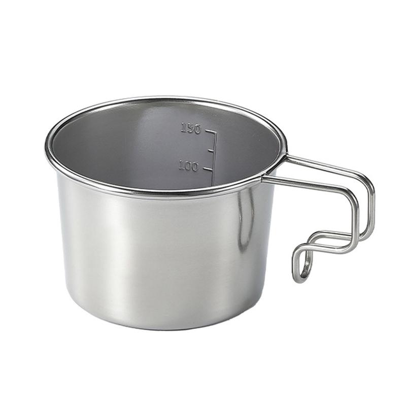 Stainless Steel Travel Cups Camping Mug Whiskey Cups Coffee Mugs with Handle Kitchen Drinks Cup Bar Drinking Accessories 1