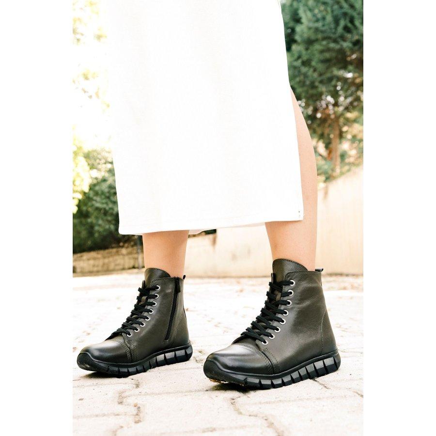 

Women s Genuine Leather Comfortable Casual Boots 36