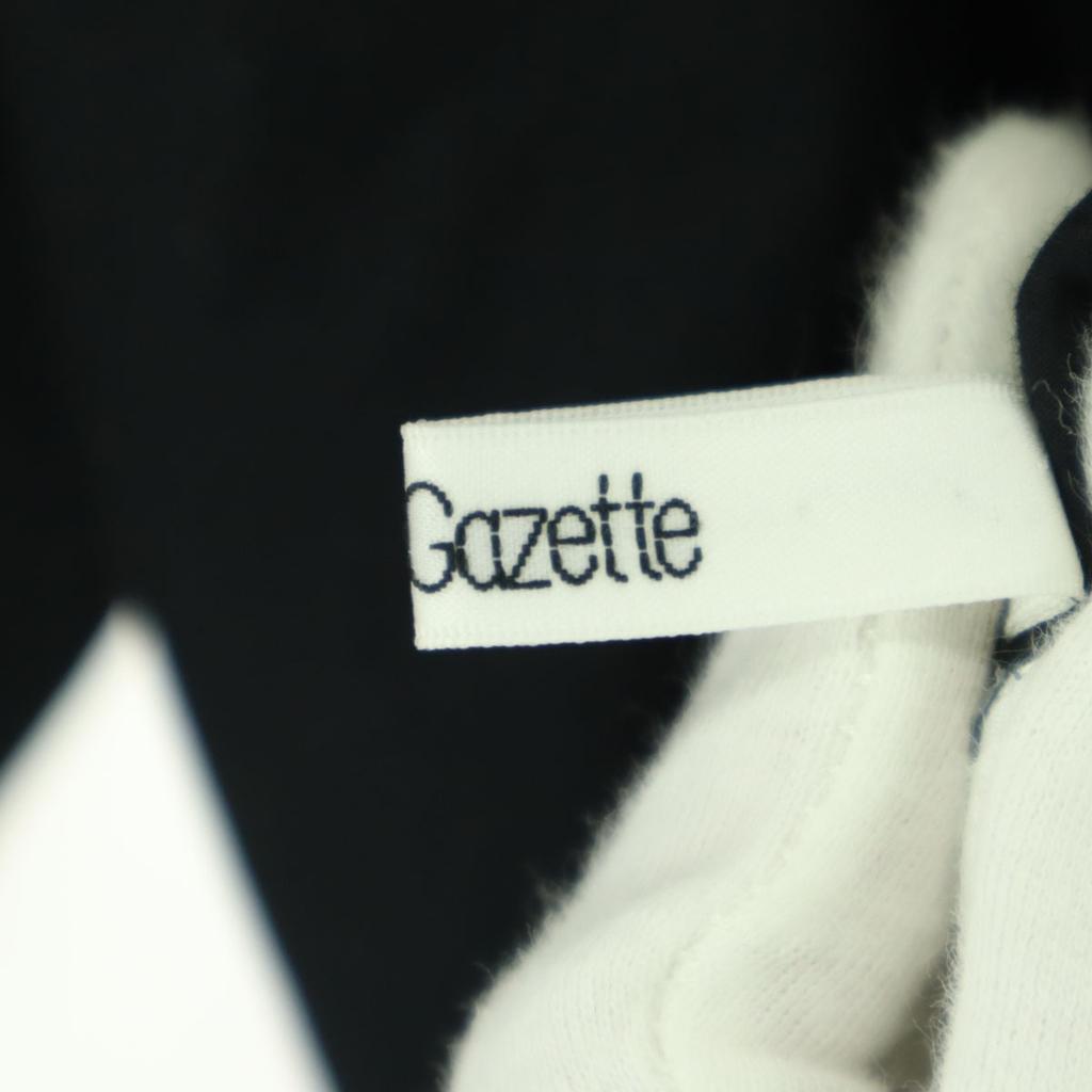 unused Whim Gazette made in Japan 7 minutes sleeve blouse F black Women Used