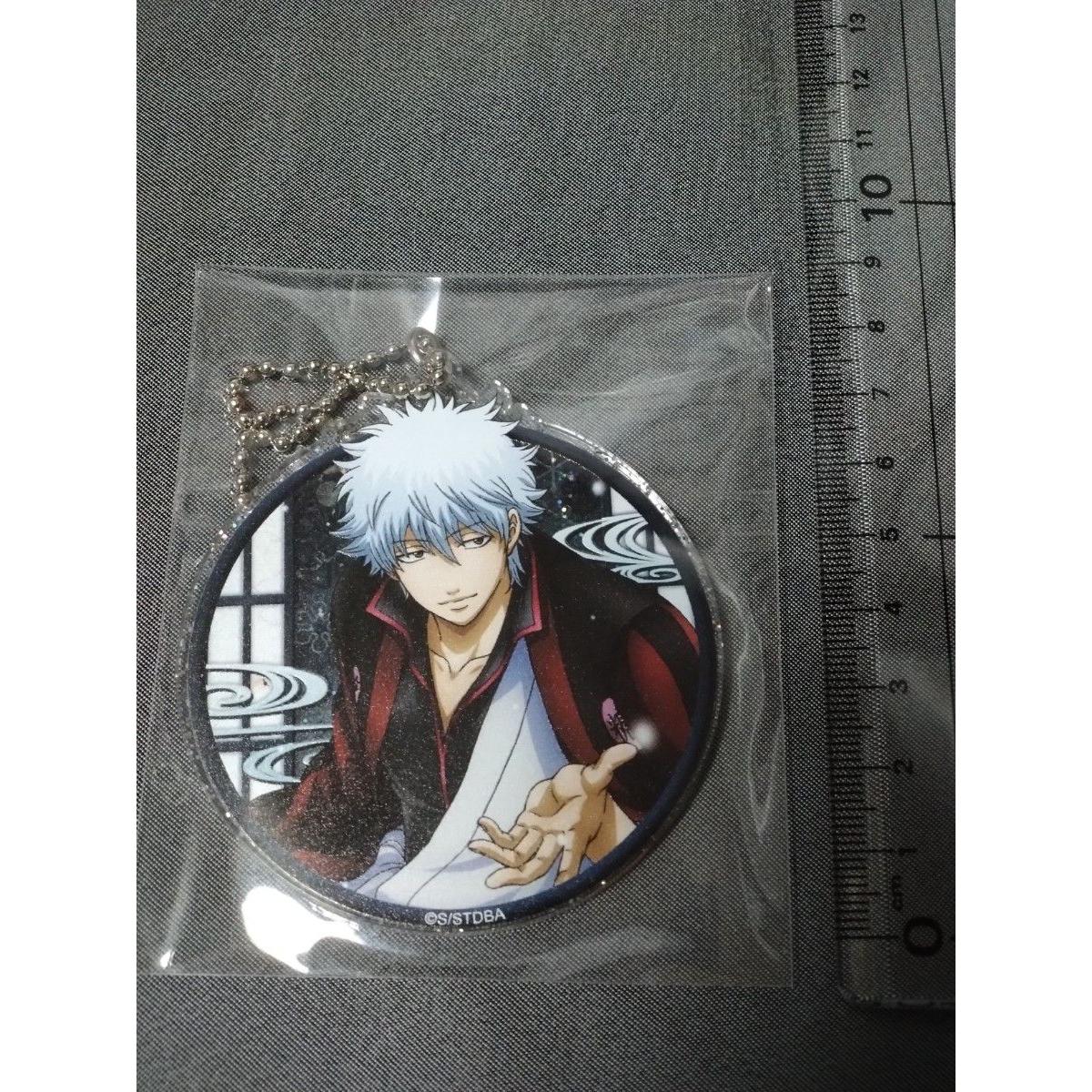 Used Gintama Sakata Gintoki acrylic key chain