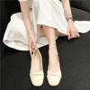 French with Skirt Single Shoes Gentle Evening Breeze Grandma Shoes Fashion Fairy Wind Mary Jane Shoes Female Summer Autumn