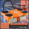 Intelligent Counting Four-Wheel Ab Roller with Automatic Rebound for Home Fitness Training