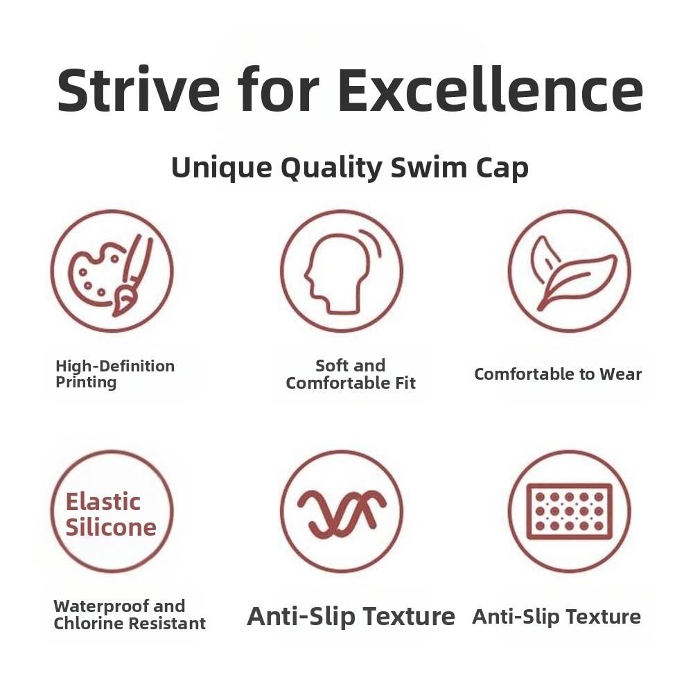 Soft Flower Swim Headgear Elastic Snorkeling Cap Major Bathing Cap Floral Diving Hat  Spearfishing