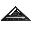 Protractor d'angle pour toiture 7 pouces Alliage d'aluminium Oxydation noire  (  )