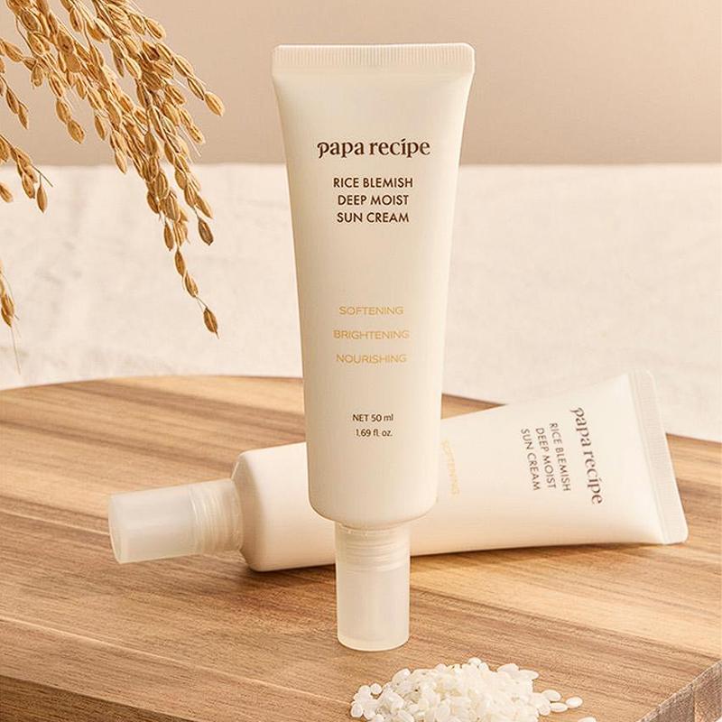 PAPA RECIPE Reis Makel Tiefenfeuchtigkeit Sonnencreme LSF 50+ PA++++ 50ml