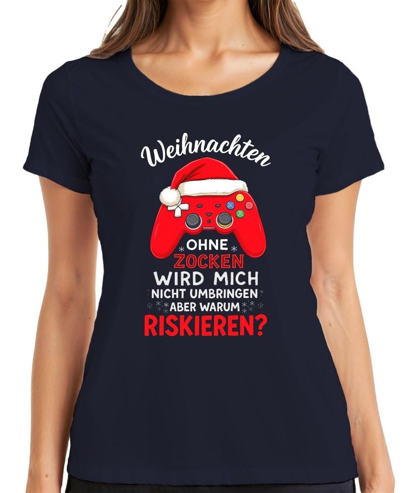 Without Gambling Wont Kill Me Christmas Gamer Gamer Ladies TShirt S