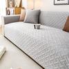 New Solid Color Stripes Quilted Anti-Slip Sofa Cover Sofa Slipcover Furniture Protector for Office Living Room Home Decor