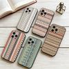 B-Boho PrintPattern Phone Case Silicone Soft For IPhone 17 16 15 14 13 12 11 X XR Plus Pro Max Plus