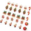 Christmas Series Pendant Alloy Mini Hand-Painted Snowman Apple Charms For DIY Handmade Necklaces Jewelry Making