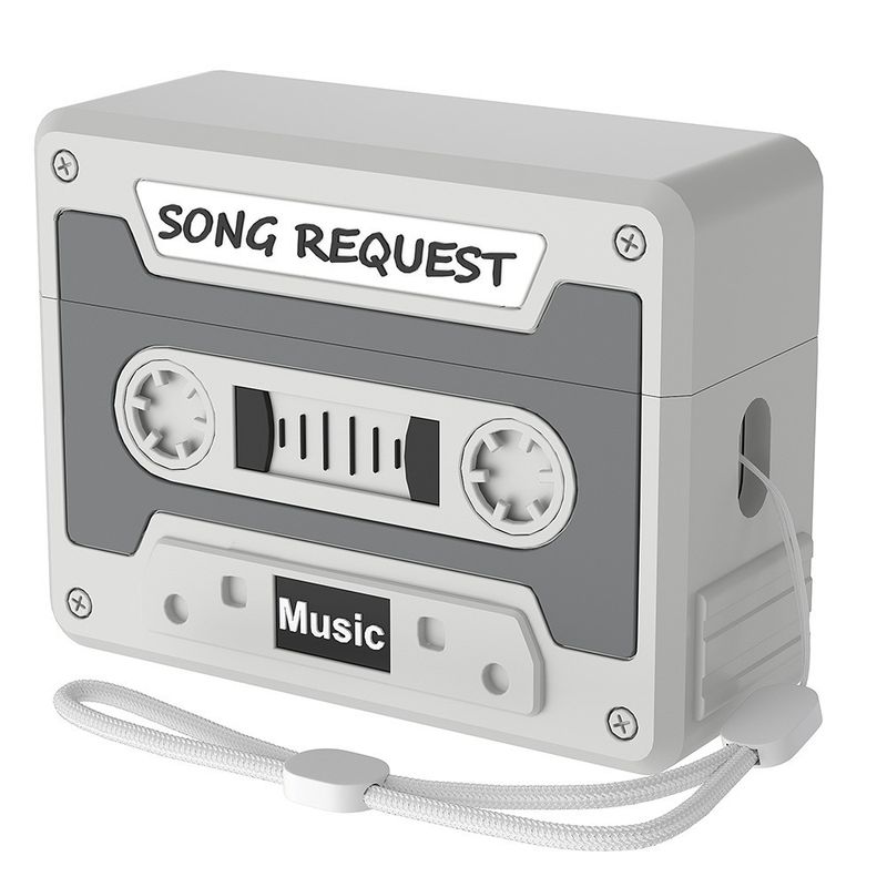 

Креативный чехол для игровой консоли второго поколения, мультяшный чехол для 3-го поколения, модный чехол для мужчин и женщин, коробка для наушников AirPods, чехол для наушников Airpods4 Apple Airpods Pro/pro2 Recorder [Gray]]