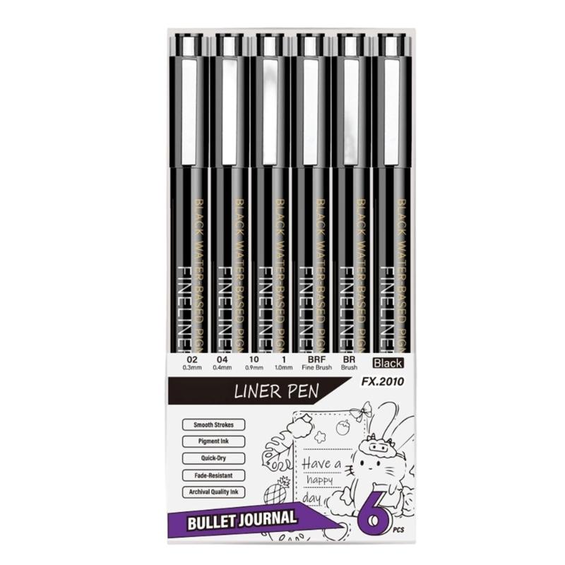 Professional Art Marker Needle Tip Drawing Pen Waterproof Fine Liner Pen For Artists Sketching And Art Illustrations