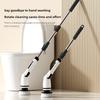 Household Multi Functional Electric Cleaning Brush LCD Display Foldable Powerful Cleaning Tool Kitchen Handheld Cleaning Gadget