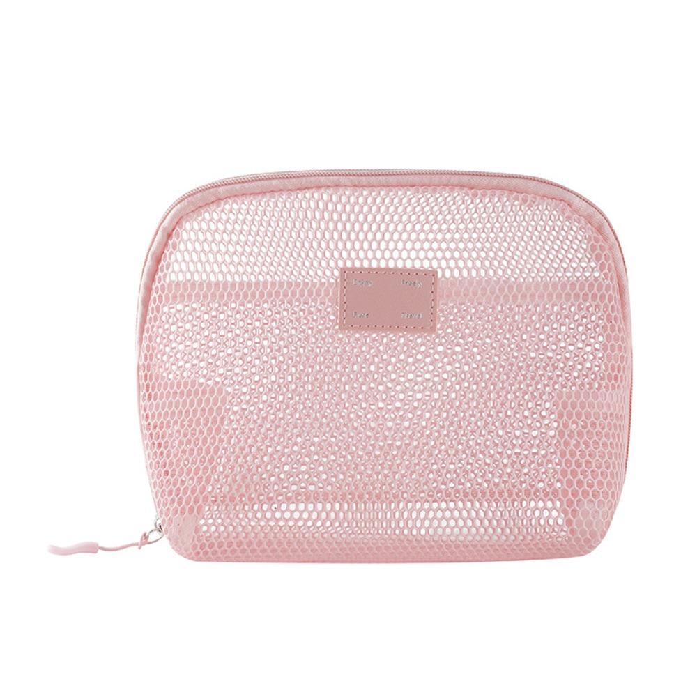 Nylon Cosmetic Bag Hand-held Storage Pouch Casual Toiletry Wash Bags  Women