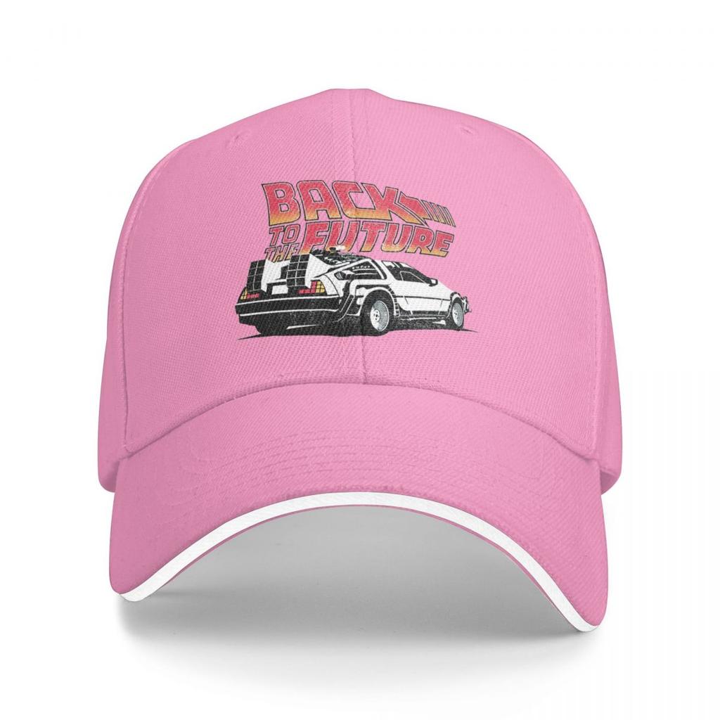 Back To The Future Movie Logo Baseball Caps Snapback Baseball Hats Breathable Casual Casquette Outdoor Unisex