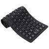 Silicone Keyboard Fully Sealed Design Lightweight Portable Silent Soft Comfortable USB Wired Silicone Keyboard for