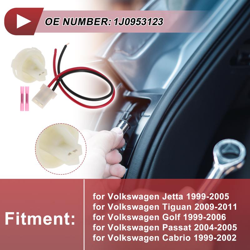 Разъем проводки переднего указателя поворота X Autohaux для Volkswagen Jetta 99-05 № 1J0953123