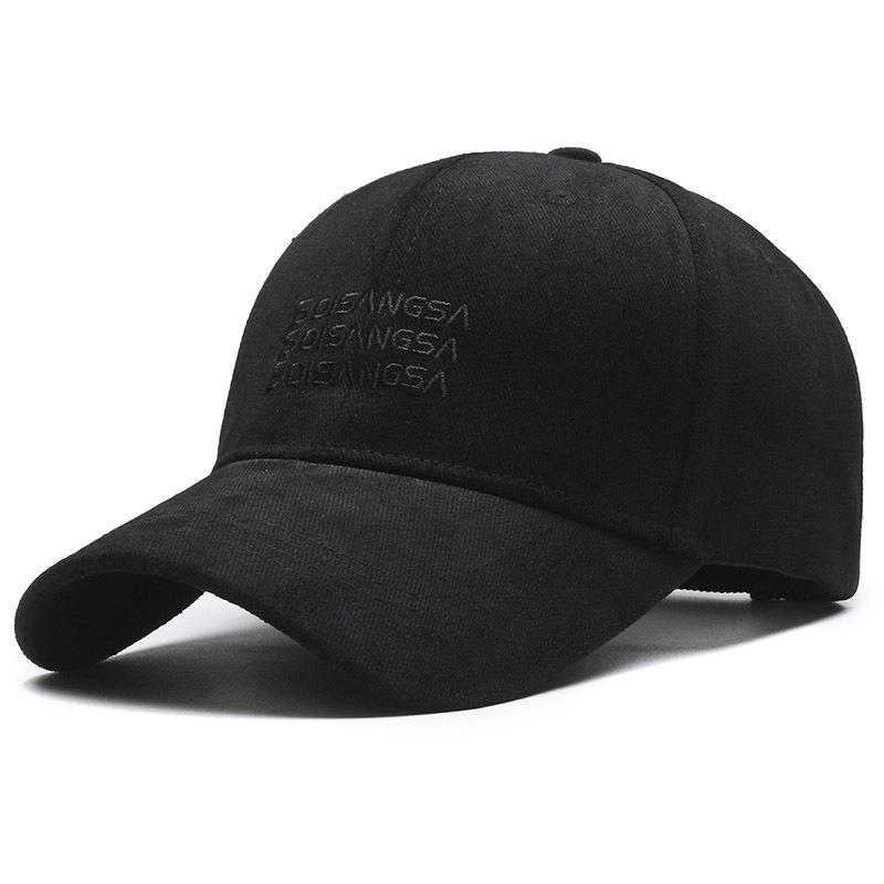 Damen Baseballkappe Retro Sonnenschutz Kappe Herren Große Kopf Kappe Sonnenhut