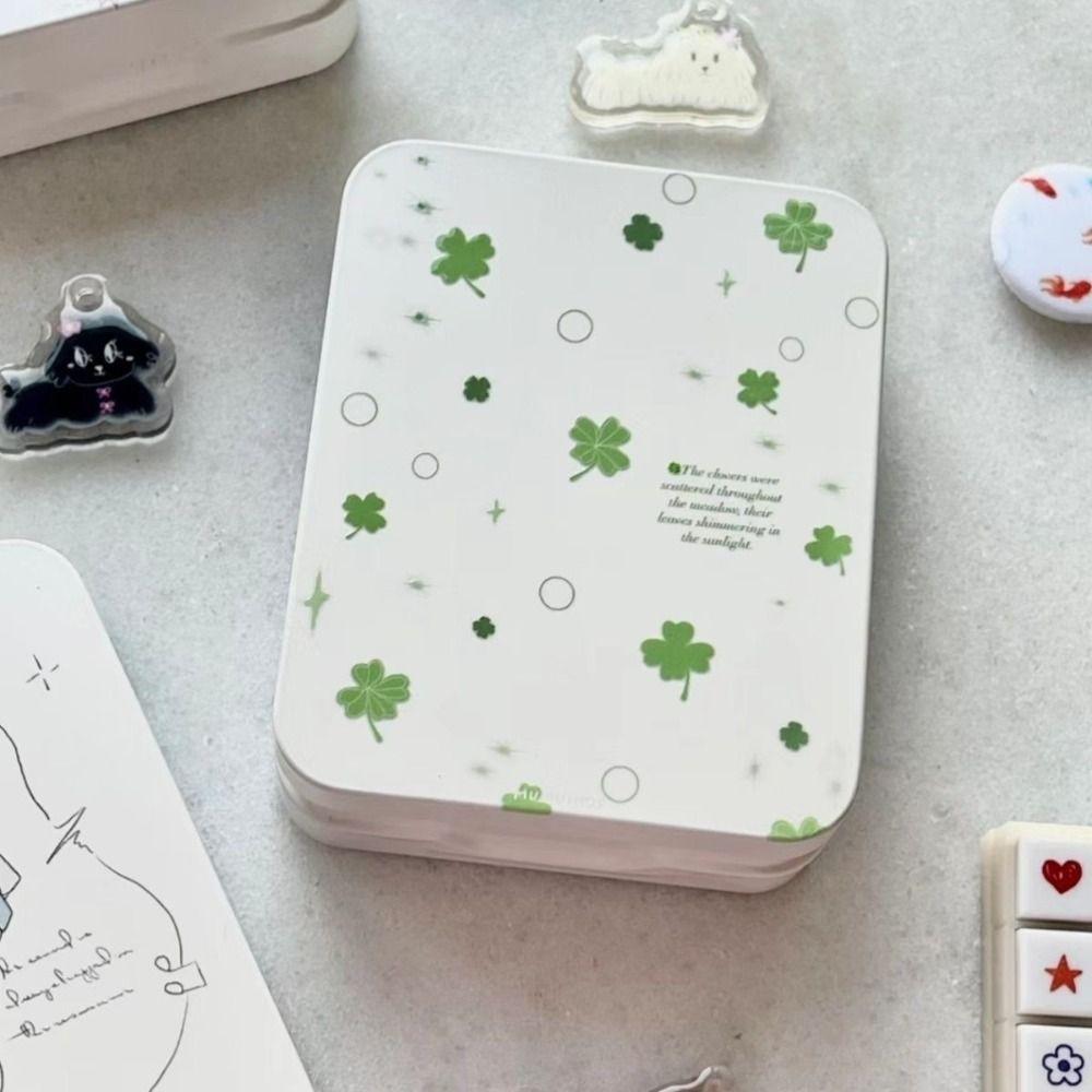 Portable Photocard Storage Box Cute Hair Clip Case New Stationery Case