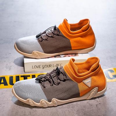 Herenschoenen zomer mesh instapsportschoenen zonder veters Doudou casual grote maat gebreide sokkenschoenen