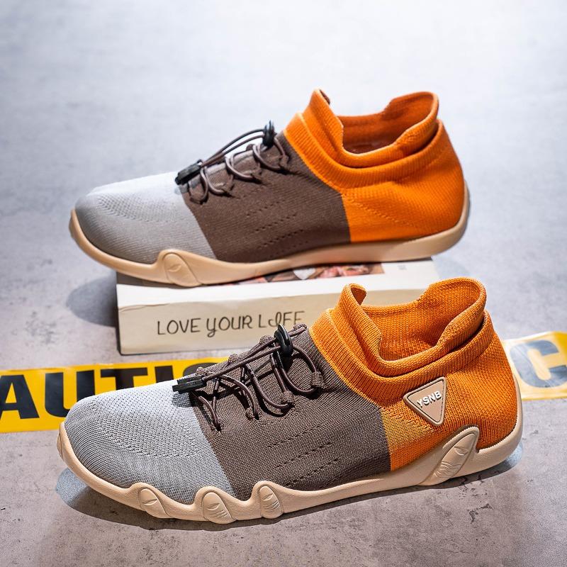 Men's Shoes 2025 Summer New Trend Fashion Breathable Running Sports Casual Shoes Thick Sole Men's Tennis Outdoor Casual Shoes