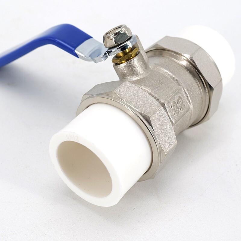 PPR Brass Live Joint Ball Valve