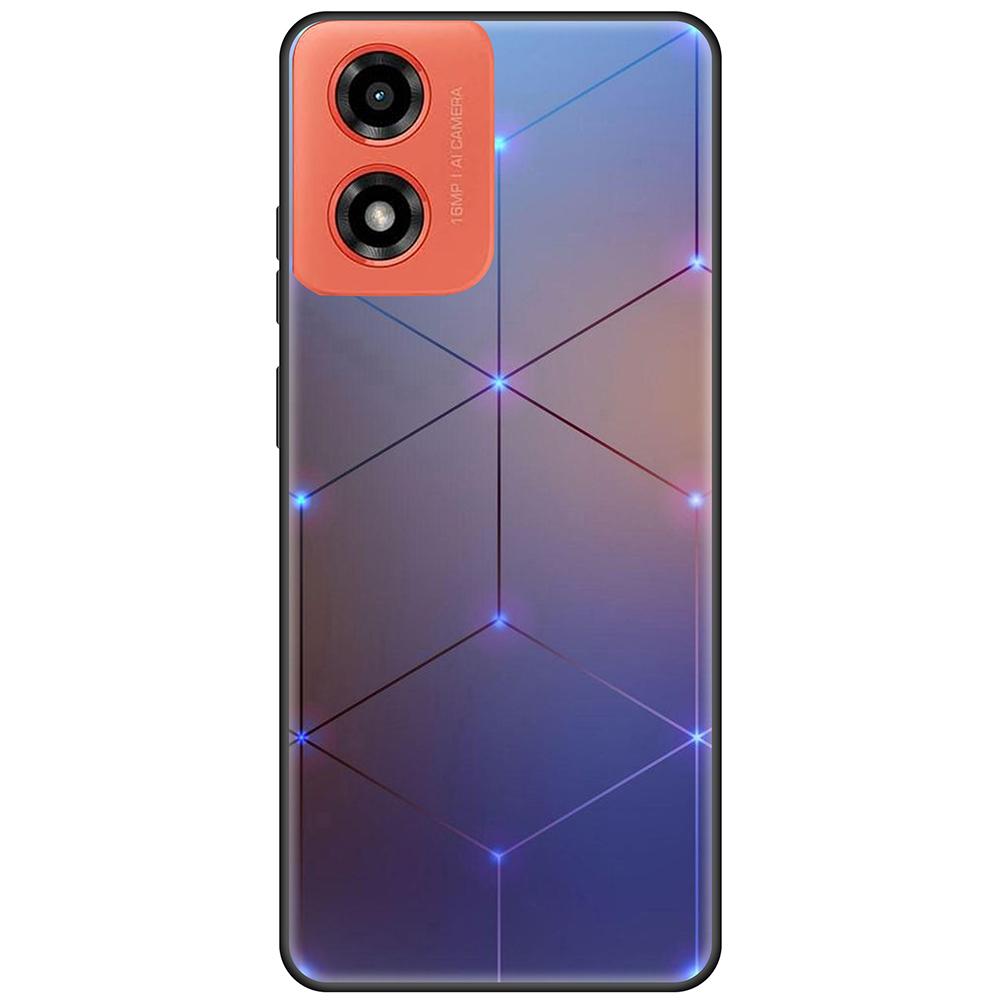 

Черный чехол для Motorola Moto G04 роскошный мягкий чехол из ТПУ на MotoG04 360 Полная защита ударопрочный Ультратонкий G04-Style 18