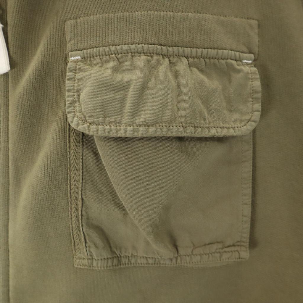 Napapijri Sweat Zip Jacket L Olive Men's Used