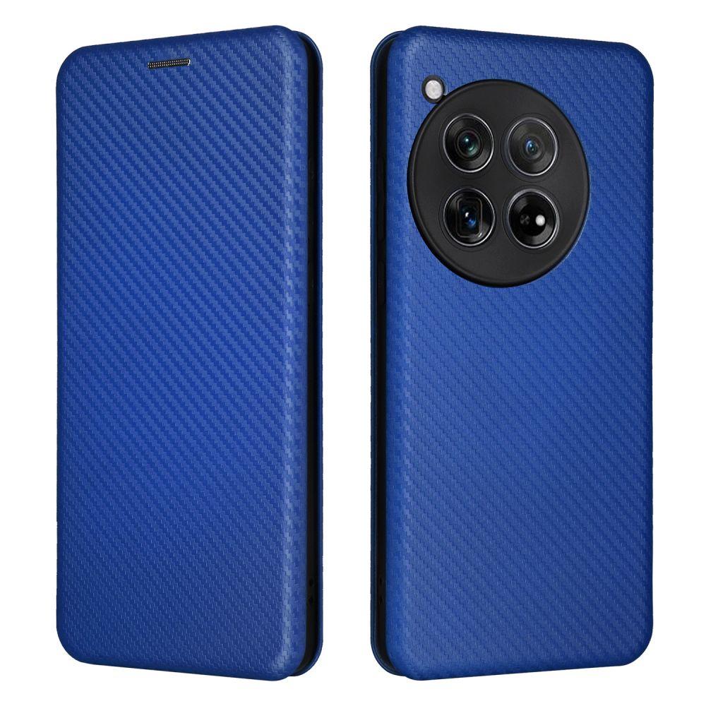 Carbon Fiber Magnetic Leather Flip Cover Case for Oneplus 13 12 12R 11R 10 9 Pro 8T 8 Pro 7T 6T Nord4 Shell Wallet Card Holder