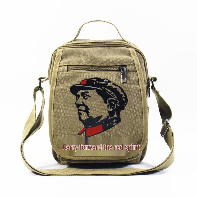 Extra Large Wear-Resistant Canvas Electrician Tool Bag with Shoulder Strap - Multifunctional Repair Bag